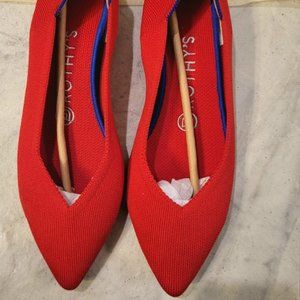 Rothy's Red Pointed-Toe Flats